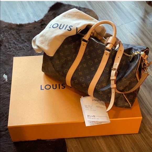 louis vuitton keepall 55 dust bag